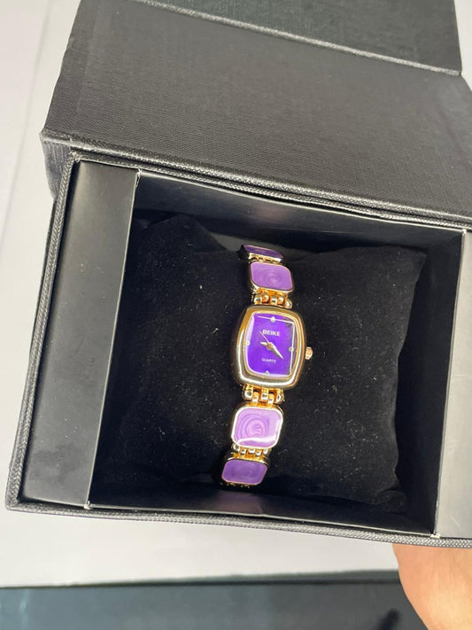 ✨ Lavender Luxe Bracelet Watch For Women