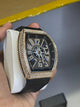 Vanguard Black Rose Gold Iced Frank Muller Watch