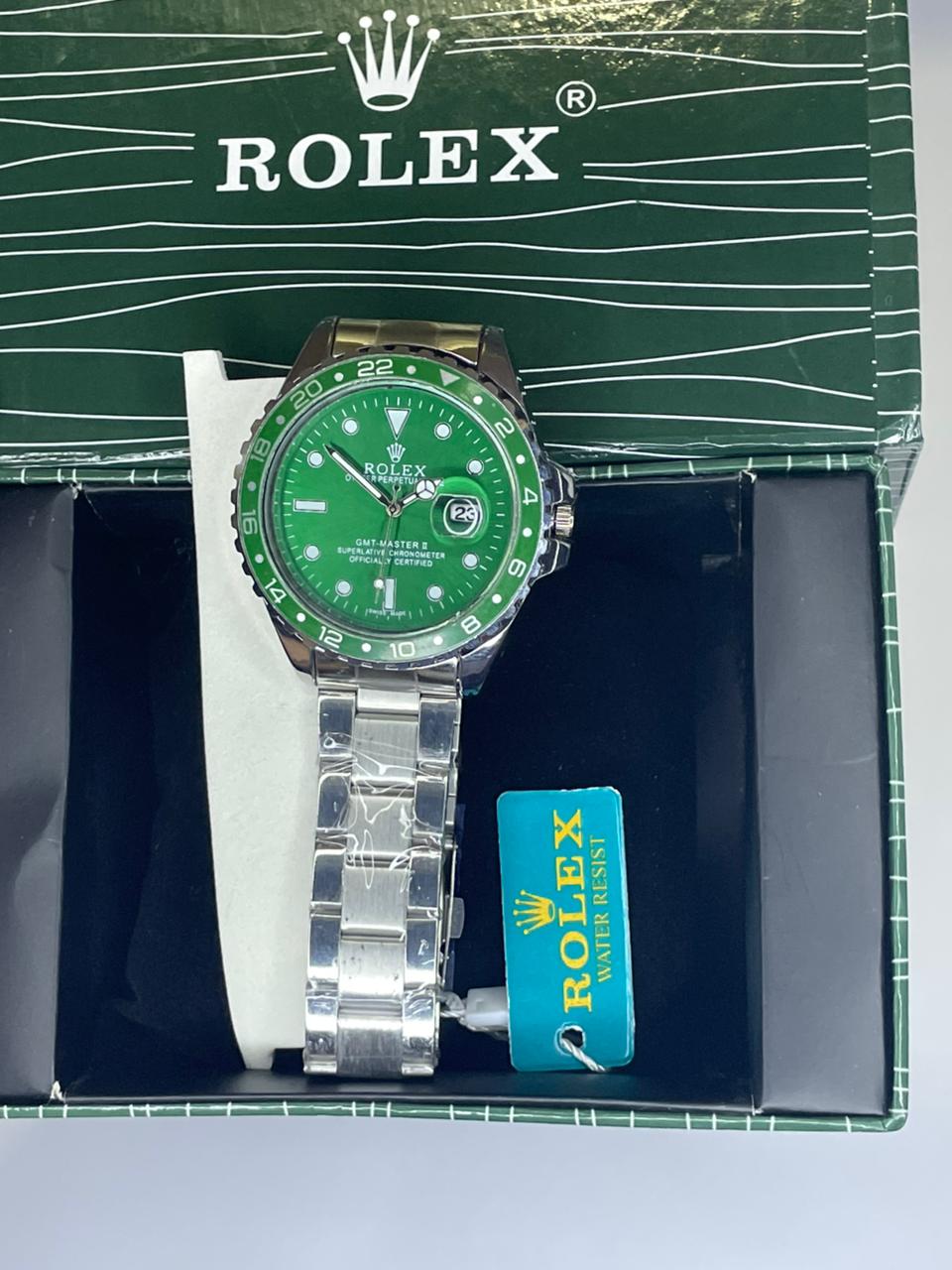 Rolex GMT-Master Green Dial White Gold Oyster