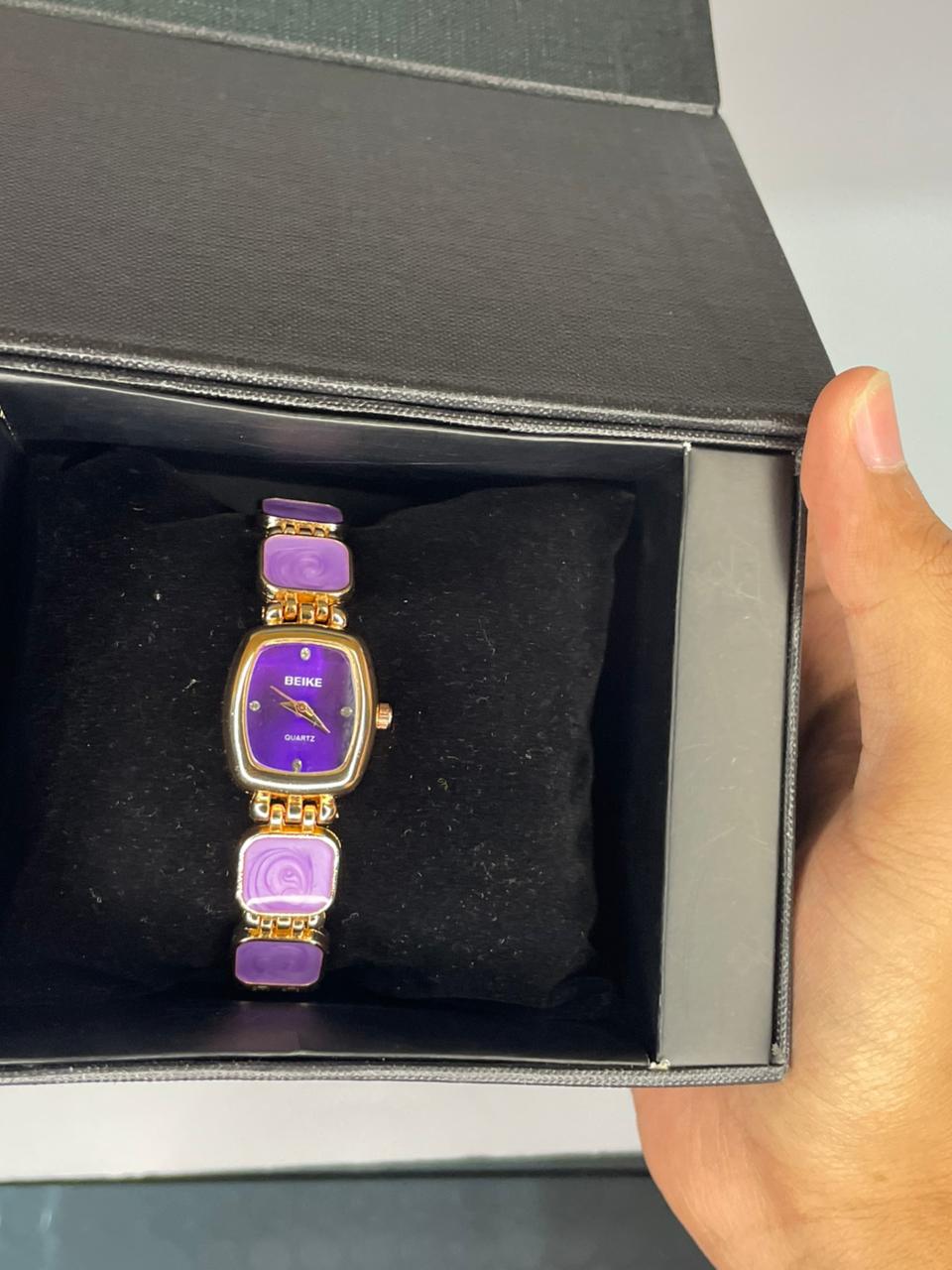 ✨ Lavender Luxe Bracelet Watch For Women