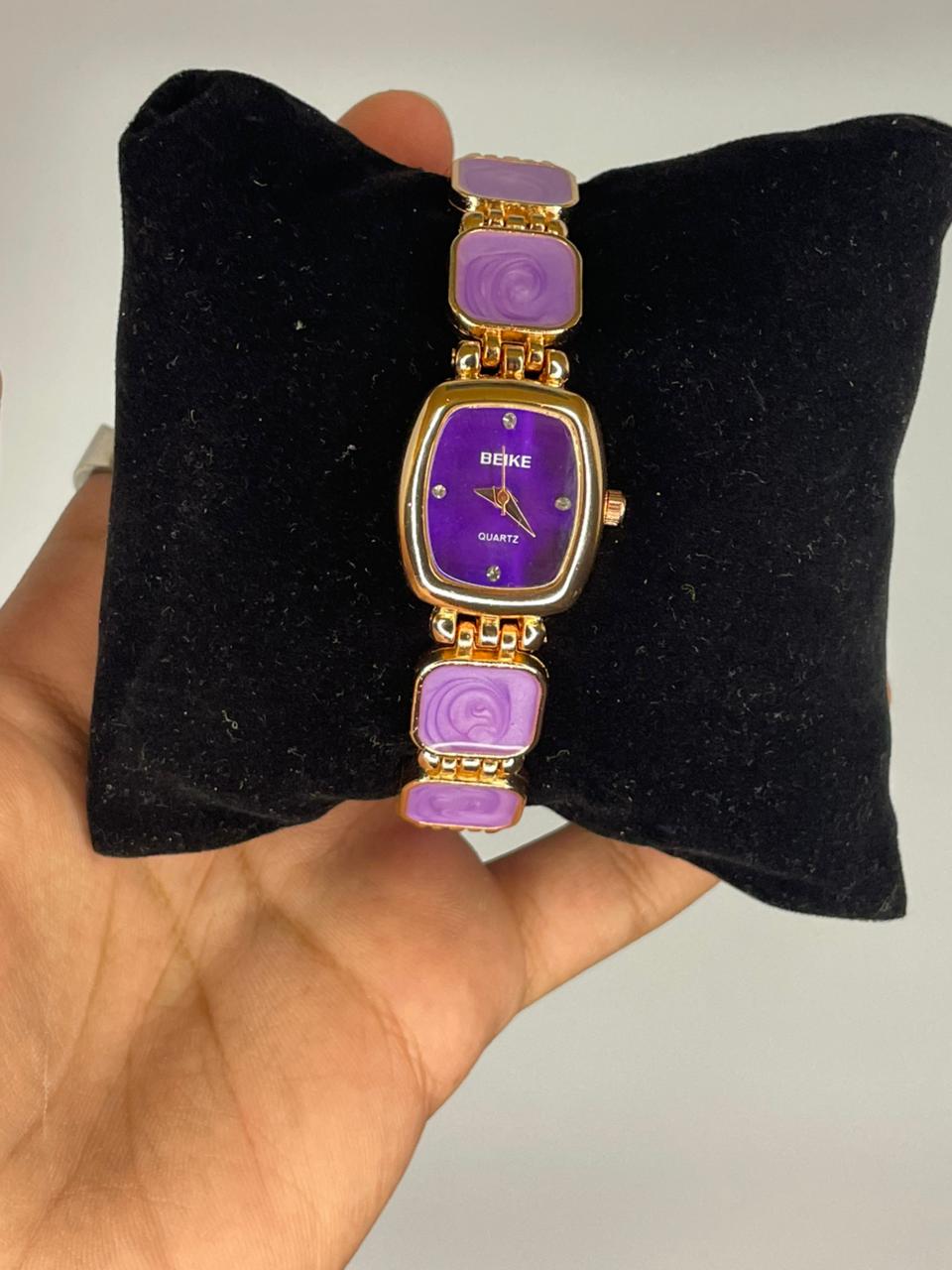 ✨ Lavender Luxe Bracelet Watch For Women